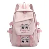 Schultaschen Anime Demon Slayer Rucksack Männer Reiserucksack Frauen Harajuku Schulter für Ninja Muscular Mouse Gym Büchertasche 230807