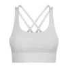 Outfit 68 Cross Back Yoga Sports reggiseno ad alta resistenza che corre il supporto superiore di shock sexy Supporto superiore Womine Sport Bra Gym Abiti da palestra