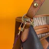 Internet Celebrity Designer-Umhängetasche für Damen, lässige Handtasche, modische Damen-Umhängetaschen, luxuriöse klassische braune Blumen-Einkaufstaschen, weibliche Umhängetasche