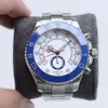 Мужские часы Blue Dial Ice Out Watchs Gold Watches Men Yachtmaster II Diamond Luxury Mechany Механические наручные часы 44 -мм автоматическое движение Top Brand High Roy Date Date