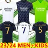 23 24 BELLINGHAM Soccer Jerseys 2023 REAL VINI JR BENZEMA CAMAVINGA RODRYGO RUDIGER MODRIC KROOS TCHOUAMENI VALVERDE MEN KIDS Shirt Uniforms