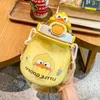 Water Bottles 1.3L Tumbler With Straw Cute Bottle For Girl Kid Large Capacity Mug Outdoor Sport Drinking Kettle Portable Kawaii Bear Cup