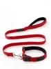 Halsbanden Leash Collar Nylon Duurzaam Training Hardlopen Veiligheid Verstelbaar Kleine en middelgrote dierenbenodigdheden