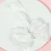 Hårtillbehör spetsar bågband för baby brett pannband barn prinsessa hårwrap födelsedagstillbehör flicka po props