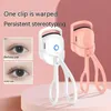 Eyelash Curler Portable Electric Heated Eyelash Curler Comb Long Lasting Eyelashes Curls Thermal Eyelash Curler Makeup Tools Eye Lash Perm 230808