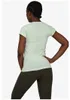 Lu Swift с коротким рукавом и футболками эластичная тренажерный спортзал йога рубашки с длинным рукава