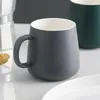 Muggar blommor återanvändbar kaffekopp reser japansk kall termisk mugg estetisk personlig taza de ceramica kök matsal set mzy