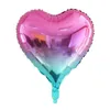 Andere Event-Party-Zubehör, 5 Stück, Macaron-Herz-Folienballons, 45,7 cm, Regenbogen-Steigungsform, Helium für Geburtstag, Babyparty, Hochzeit, Dekoration 230808
