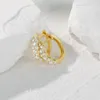 Çember küpeler boako brincos para olarak Mulheres 925 STERLING Gümüş Kadınlar Mikro Kiri 5A Kristal Kulak Toka Küpe Bijoux Femme