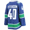 Vancouver''canucks''43 Quinn Hughes Jersey 40 Elias Pettersson 53 Bo Horvat 6 Brock Boeser 10 Pavel Bure Navy Hockey Maglie Nero Blu Ed