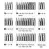 Schroevendraaiers PROSTORMER 100 stks Schroevendraaier Bit Set Beveiliging Chroom Vanadium CR-V Staal Inbussleutel Slotted Tri-Wing Reparatie Hand Tool Kit 230807