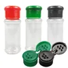 Storage Bottles 10/20Pcs 100ml Spice Salt Pepper Shakers Seasoning Jar Plastic Organizer Suger Can Condiment Bottle Kitchen
