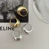 Hoop Huggie Shanice 100% 925 Sterling Silver Women Chunky Hoops Earrings Gift Fashion Jewelry Rostlösa fruar Båge Smidig tjock 230807