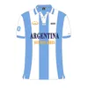 Arjantin futbol eğlence pamuklu ince fit işlemeli polo gömlek Arjantin futbolu