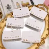 Stud Earrings EN Fashion 3/6 Pairs Women's Korean Heart For Women Pearl Earring Set 2023 Earings Jewelry Brincos Gifts