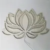 Wall Lamp Mandala Yoga Room Light LED Wooden Creative Lotus-Shaped Atmosphere Living Bedroom Bathroom Decoration