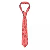 Bow Ties Fresh Red Orange Or Grapefruit Necktie Men Women Polyester 8 Cm Neck For Casual Wide Daily Wear Gravatas Office