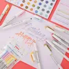 Markers 510 stks Kleur Collectie Japan ZEBRA Mildliner WKT7 Markeerstift Pastel Kleur Licht Kleur Dubbele Tip Kawaii Markeerstift 230807