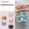 Sacs de soirée Jelly Petit sac à bandoulière Mode PVC Transparent Shopping Femme Bourse Personnalité Grande Boucle Dames Bandoulière Messenger 230807