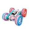 Новый милый розовый цвет с двойным вождением RC Cars Toys 360 Ротация 4WD Drift Crawler Car с прохладным светодиодным светом для девочек -подарков 2375