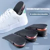 Accessori per parti di scarpe Solette per aumentare l'altezza per uomo Donna Scarpe rialzate Cuscino Uni Sneakers Inserto per sollevamento del tallone Aumenta la metà 375 cm