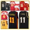 Atlanta''Hawks''Trae 11 Young Jersey Retro Spud 4 Webb Basketball Hawk Mesh Ray Giannis 34 Antetokounmpo Allen Men City Custom hommes femmes enfants jeunes