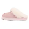 Pantofole in pelliccia firmate australiane sandali ciabatte da donna scarpe da neve invernali da donna mini sandali classici alla caviglia castagna nera rosa grigio sandalo blu scuro