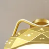 Plafonniers Couronne Led Lustre Lampes Suspendues Pour Enfants Chambre Éclairage Intérieur Or Design Moderne Dimmable Luminaire
