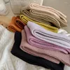 Frauen Socken Damen Warm Herbst Winter Retro Lässig Lange Japanische Mode Mädchen Atmungsaktiv Weich Einfarbig Für