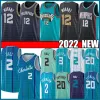 Custom men Vancouver''Grizzlies''12 Morant Charlottes LaMelo 2 Ball Memphises 2022 City Basketball Mike 10 Bibby Jersey Gordon Hornet Hayward Terry Gri