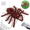 ElectricRC Animals Infrared RC Toy Remote Control Scary Creepy Spider Realistic Tarantula Mock Fake Prank Tricky Jock Halloween Gift 230807