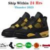 Heren jumpman 4 basketbalschoenen 4s rood cement donder 2023 zeeschuim grenen groene militaire zwarte kat middernacht marine universiteitsblauw outdoor dames sport sneakers trainer