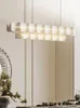 Żyrandole luksusowe oświetlenie żyrandolowe LED Modern akrylowy salon jadalnia lampa wisząca lampa domowa