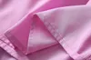 2023 Yaz Purpleplesolid Renk Bel Keli Elbise 3/4 Kol V-Neck Düğmeleri Uzun Maxi Günlük Elbiseler A3Q102216