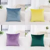 Kuddfodral Mact Velvet Throw Cover Soft Solid Decorative Square Cushion For Soffa Bedroom Car Home 55x5560x60cm Mysig kuddefas 230807