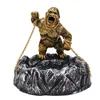 Nowoczesne kreatywne domenirowanie Gorilla Return of the King Ashtray Study Office Office Dekoracja Dekoracja HKD230808