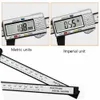Micrometers Vernier Caliper 150mm 6 inch Electronic Digital Micrometer Carbon Fiber Non-precision measuring instruments caliper 230807