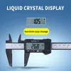 Pied à coulisse 0-150 mm en acier inoxydable pied à coulisse numérique LCD 6 pouces outils de mesure de profondeur d'instrument par PROSTORMER 230807