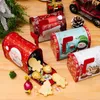 Рождественский декоративный предмет Santa Mailbox Metal Gift Box Candy Container Holder и украшение для девочек L230620