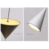 Pendant Lamps Modern Nordic LED Chandeliers Bedroom Bedside Living RoomHome Decorations Restaurant Bar Cone-shaped Creative Lighting