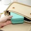 Pudełka biżuterii Proste ins Macaroon Jewelry Box Travel Travel Studs Naszyjnik Pierścień Przenośny 230808