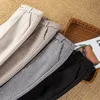 Pantaloni da donna Harem di lana per pantaloni a vita alta autunno inverno da donna Thice Warm Pencil Abito casual coreano 2023 230808