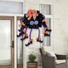 Andra evenemangsfestleveranser Halloween Multi-Legged Witch Wreath Gnome Party Decoration Wreats för ytterdörren utanför dekorationen vardagsrum hempartiet 230808