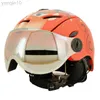 Caschi da sci MOON Adulto Inverno Soft Sports Protezione integrale Casco da sci da snowboard con occhiali HKD230808