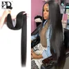 Lace Wigs 30 Inch Bone Straight Brazilian Human Hair Weave Bundel 2 3 4 Bundels Raw Virgin Remy Indian Doule Getrokken Groothandel Natural 230807