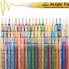 Stylos de peinture marqueur de peinture acrylique de qualité supérieure longue durée avec marqueurs d'art à pointe extra fine et moyenne pour bois de roche 230807