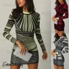 Retro Hot Sexy Women Stretchy Printed Package Hip Bodycon Bandage Mini Dress Girls Short Sexy Club Party Pencil Dress T230808