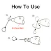 Fish Finder 200pcs из нержавеющей стали Супер сильная соленая рыбалка Fastach Clips Quick Bait Concer Accessories 230807