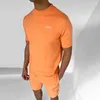 Tute da uomo e t-shirt di alta qualità Tuta sportiva casual Set multitasche Fashion Street Tinta unita Pantaloncini cargo Completi Tuta