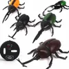 ElectricRC Animals Creative Remote Control Hercules Tricky Electric Simulation RC Insect Model Beetle Brinquedo de Halloween infantil para diversão 230807